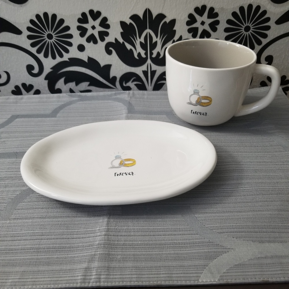 New Rae Dunn Forever mug set